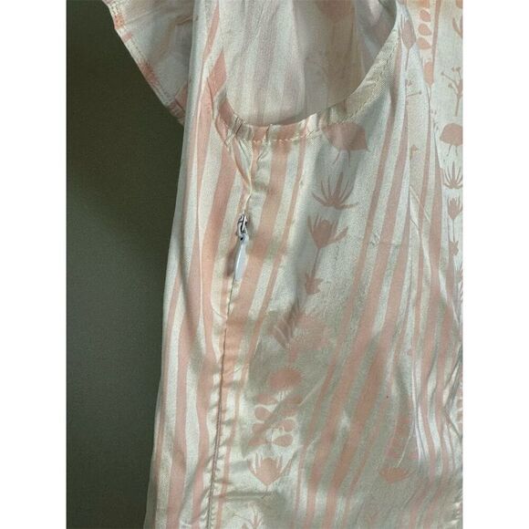 Sindiso Khumalo NWT Pink Ruffled Silk Mini Dress Size UK 10/US 6 - Picture 9 of 12